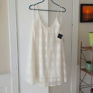 NWT RVCA Bori Dress, Size L, Off-white